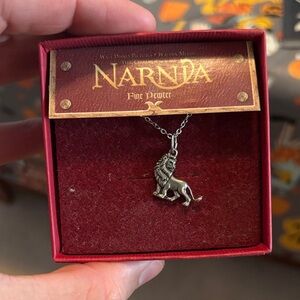 Narnia Fine Pewter Lion Necklace